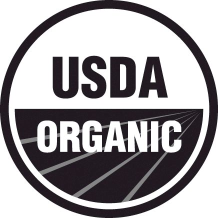 USDA Organic official logo -Black and White Organic Seal